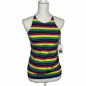 NWT W By Worth rainbow striped tank